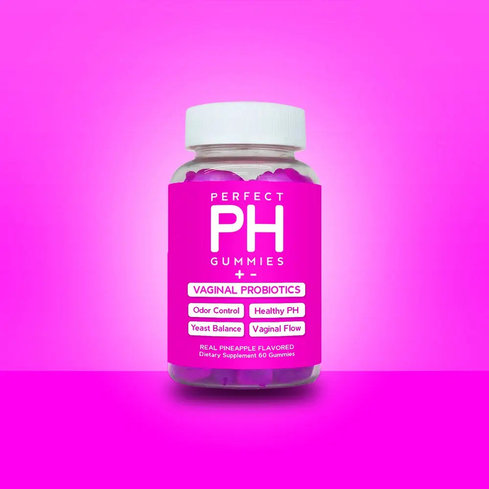 CBB Perfect PH Gummies | Women's Daily Probiotic Gummies | Real Pineapple Flavor | Vaginal Health & pH Support | One Month Supply | 60 Gummies