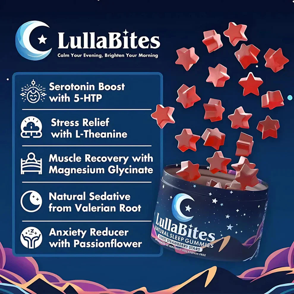Sweet Strawberry Star Sleep Gummies - Natural Formula - 30 servings