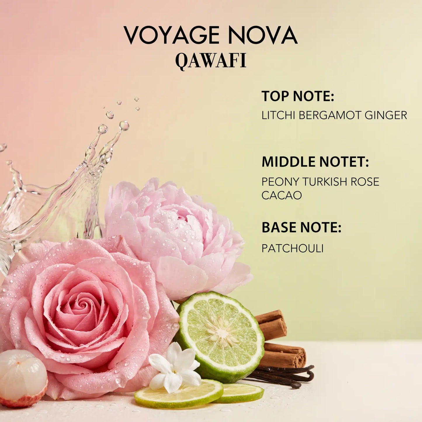 Voyage Nova | Rosey Fruity Floral | Extrait De Parfum 50ml | Long Lasting Luxury Fragrance | Daily women's perfume rose vibrant for women Summervibes Alluring summerwins,summer outifit