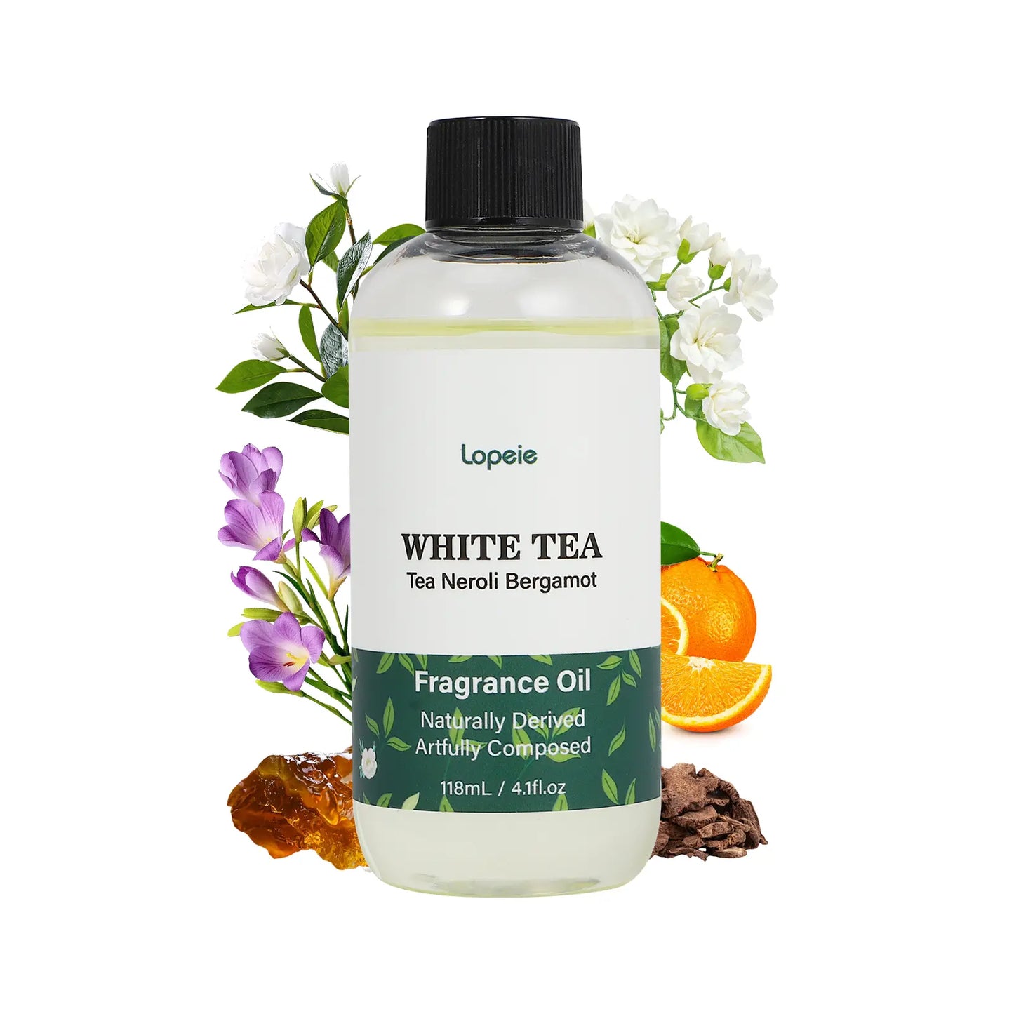Lopeie Hotel Diffuser Oil Refill Inspired by The Westin Hotel - 118ml 4.1 fl oz - Aromatherapy Essential Oil-White Tea, Neroli & Bergamot – Ideal for Ultrasonic and Waterless Diffusers Pleasant Fragrant