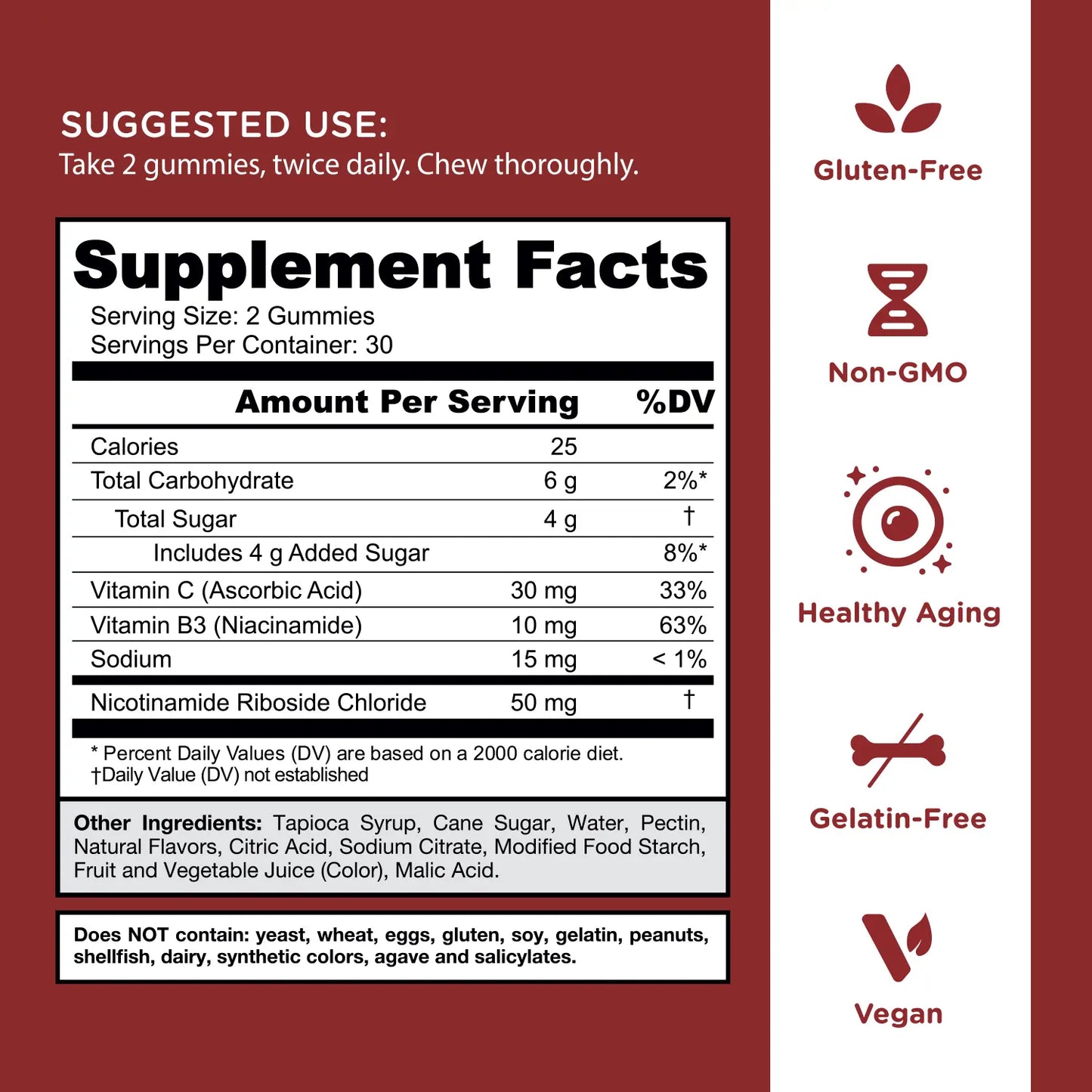 Goli Renew NAD+ (NR) Gummies. Clinically Studied NR Nicotinamide Riboside, Healthy Aging & Cellular Energy. Gluten Free, Non-GMO, Gelatin-Free, Vegan.
